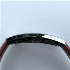 Movado La Nouvelle Tank Watch Men 30mm Black Dial Steel Rectangle